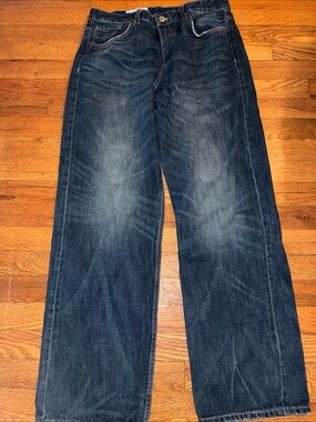 Zara Dark Blue Straight-Leg Men’s Jeans